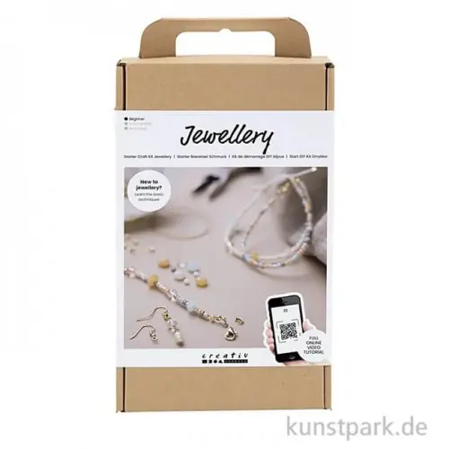 Schmuck Starter Bastelset mit viel Zubehör - Klassische Perlen Limited Edition