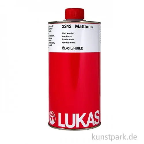 Top-Seller Lukas Mattfirnis, matt auftrocknender Schlußfirnis, elastisch, 1 Liter