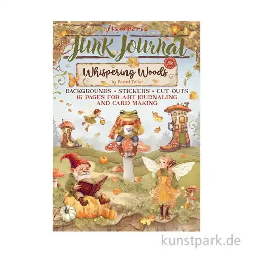 Großhandel Stamperia Junk Journal Set, 16 Blatt, A4 - Whispering Woods