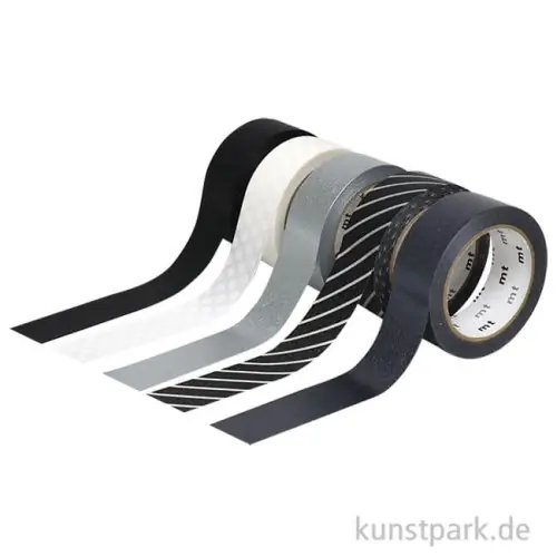 Günstig MT Masking Tape Set - Giftbox Monotone 3, 15 mm, 5 x 7 m