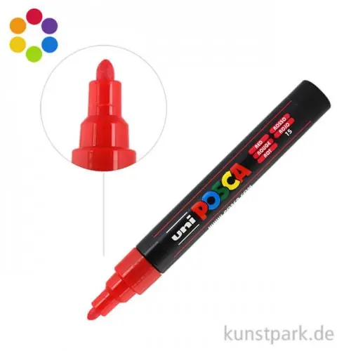 POSCA Marker PC-5M - medium 1,8-2,5 mm Kostenloser Versand