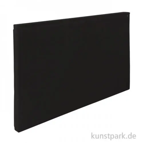 Keilrahmen schwarz - BLACK COTTON - 1,7 cm Heißes Angebot