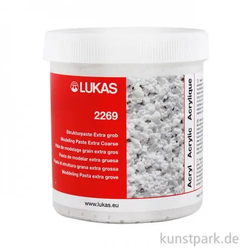 Nur Heute Lukas STUDIO Modellierpaste Extra Grob, 250 ml