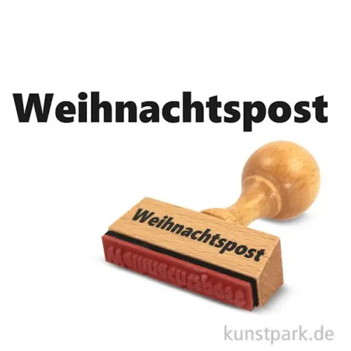 Butterer Statement-Stempel - Weihnachtspost, 1x5 cm Garantierte Lieferung