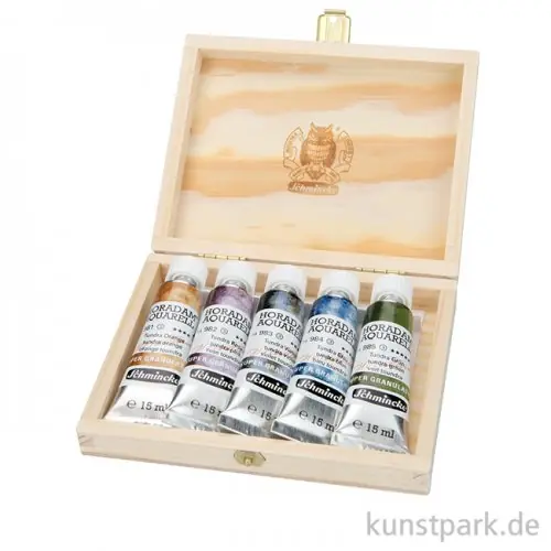 Expressversand Schmincke HORADAM Supergranulierend Tundra - Holzkasten 5 x 15 ml