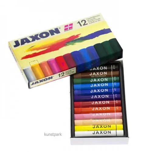 JAXON Ölpastellkreide, 12 Stifte im Kartonetui Versand Am Gleichen Tag