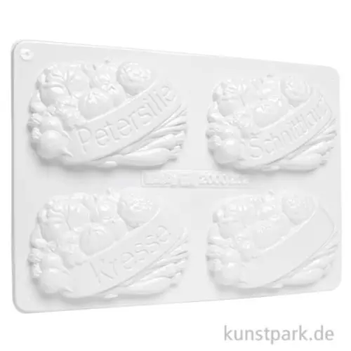 Begrenztes Angebot Gießform - Pflanzenstecker, Gewürze