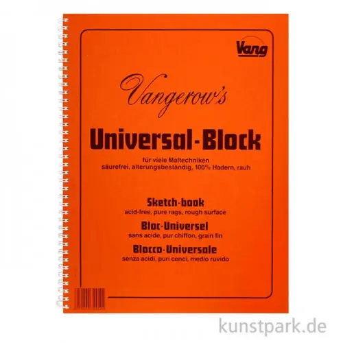 Vang Universalblock, 20 Blatt, 200 g Ausverkauf