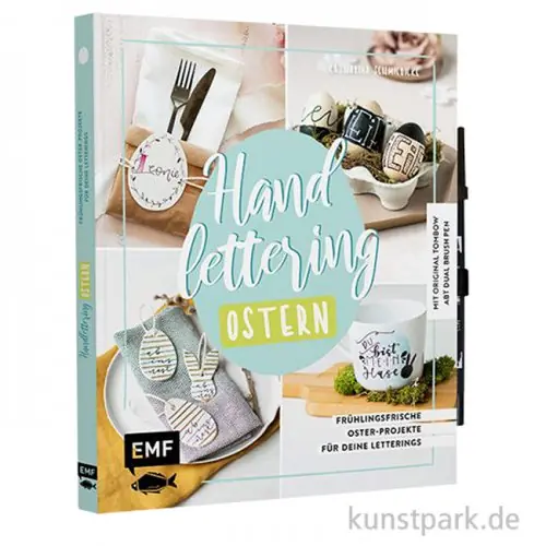 Neu Handlettering Ostern - mit Tombow ABT Dual Brush Pen, Edition Fischer