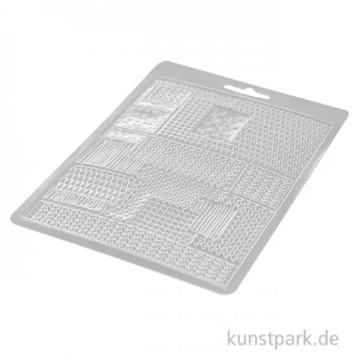 Preis Gesenkt Stamperia Soft Mould (Gießform) - Lady Vagabond Metal Pattern, A5