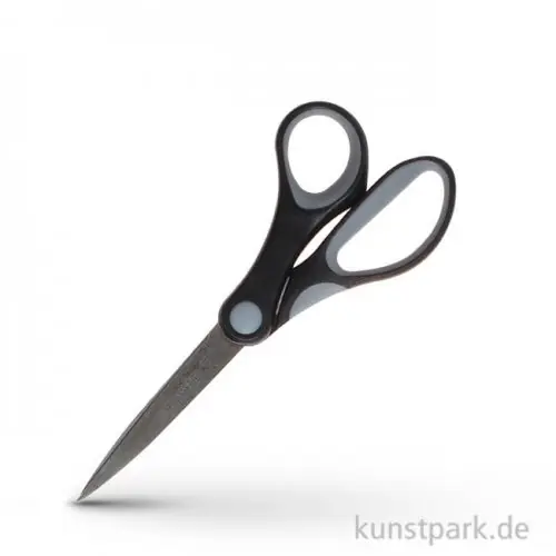 Solange Der Vorrat Reicht Bastelschere für Rechtshänder, Länge 18 cm