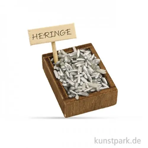 Aktuell Miniatur-Heringskiste, 4,3 cm