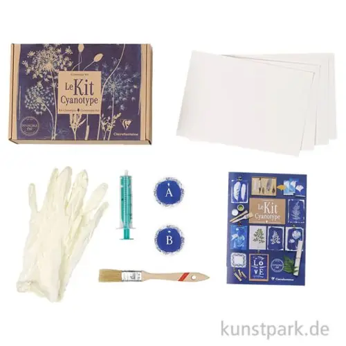 Clairefontaine Cyanotypie Set mit viel Zubehör Wochenendangebot