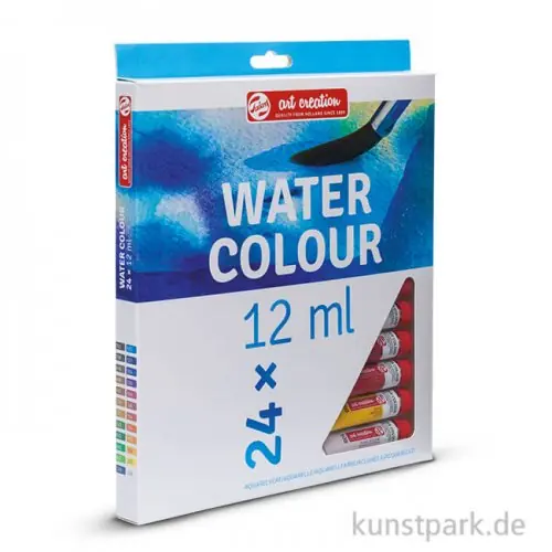 Mengenrabatt Talens Art Creation Aquarellfarben Set mit 24 Tuben 12 ml