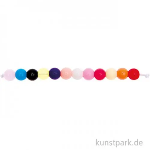 Gleich Bestellen Kunststoffperlen, Just Happy Mix, 6 mm Durchmesser, 68 Stück