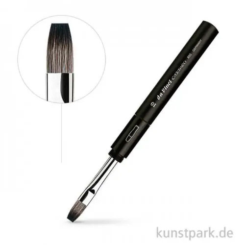 Echt da Vinci Serie 893T - CASANEO Aquarell Reisepinsel flach