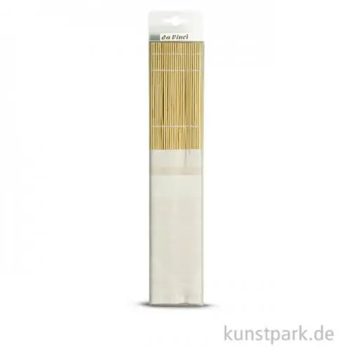 da Vinci Bambusmatte mit Baumwolltasche Echt
