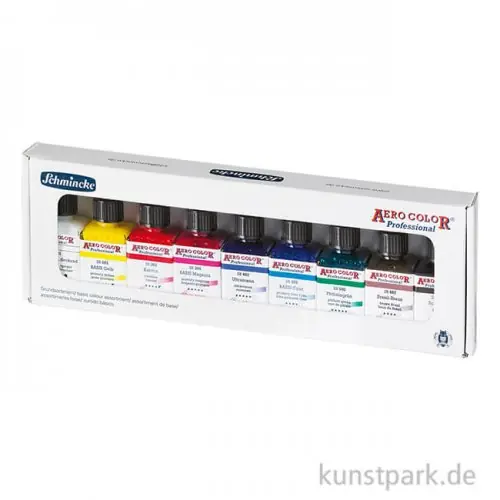 Bestseller Schmincke AEROCOLOR - 9 x 28 ml Basisfarben im Karton-Set