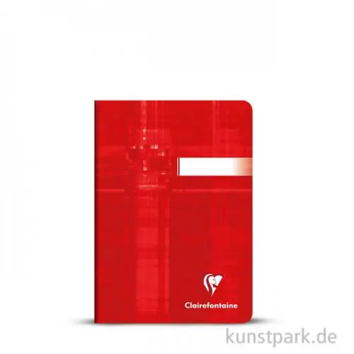 Geprüft Clairefontaine Oktavheft DIN A6, 48 Blatt, 90g, kariert