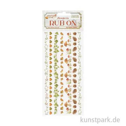 Heute Kaufen Stamperia Rub On Transferfolie - Whispering Woods Stripes
