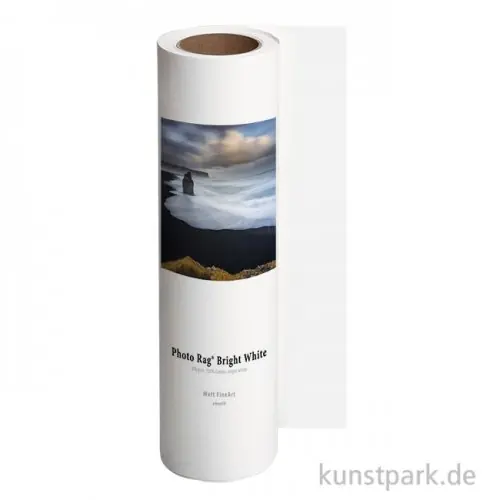 Kostenfreie Lieferung Hahnemühle Photo Rag Bright White, 310 g/m², 12m Rolle