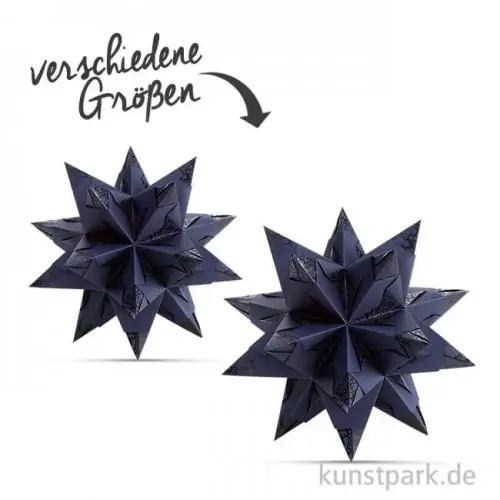 Versand Am Gleichen Tag Bascetta-Stern Bastelset - Elegance Indian Dreams Blau, 90g