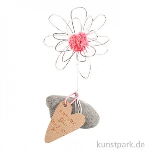 Ausverkauf Good old friends - Glücksblume, Stein Rosa