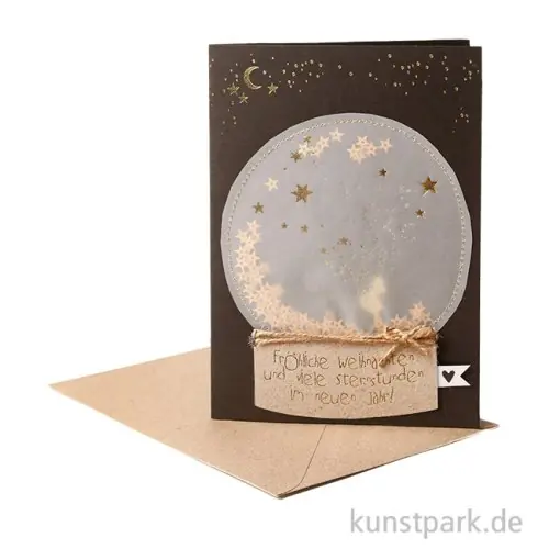 Good old friends - Schneekugelkarte, Sterntaler Beliebt