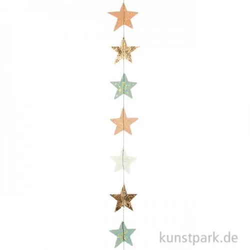 Jetzt Bestellen Good old friends - Wintersternkette, Grün-Gold