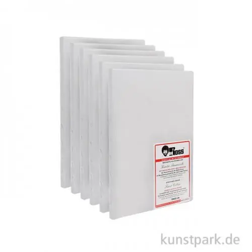 Geld-Zurück-Garantie Bob Ross Keilrahmen Set, 24 x 32 cm, 6 Stück