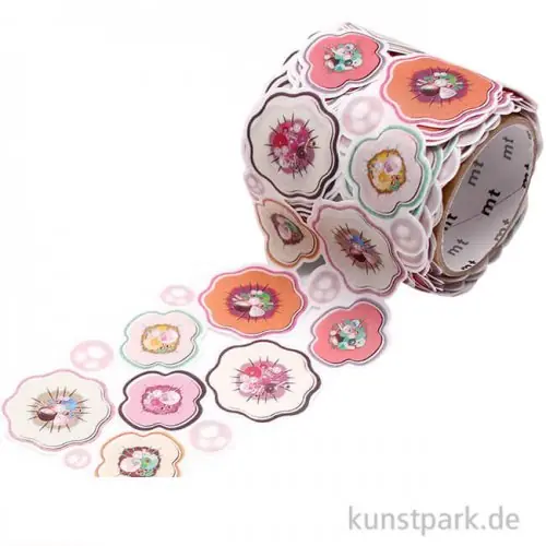 Weltweiter Versand MT Masking Tape Blumen und Perlen, 45 mm, 3 m Rolle