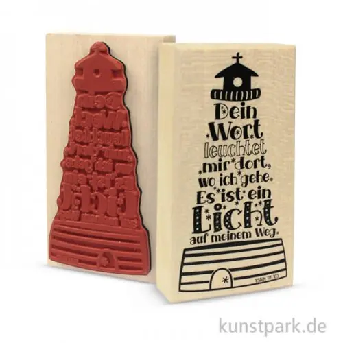 Butterer Stempel - Leuchtturm, 5x10 cm Top-Angebot