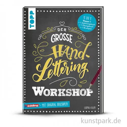 Jetzt Zugreifen Der große Handlettering Workshop, Topp Verlag
