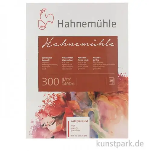 Sonderangebot Hahnemühle Echt Bütten Aquarellpapier, 10 Blatt, 300g matt