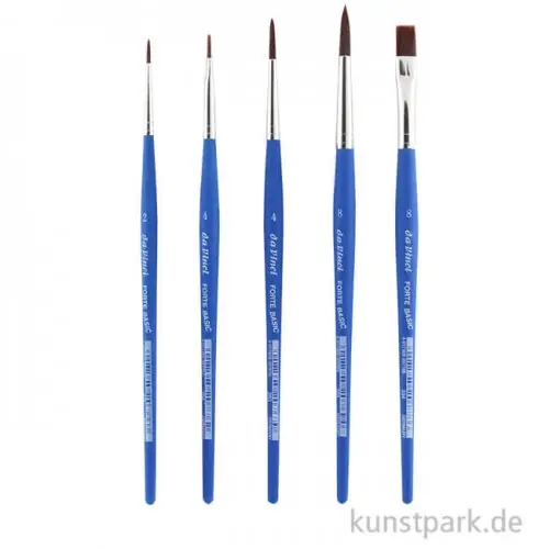 Markenprodukt da Vinci Hobbypinselset FORTE-Basic 5 Pinsel