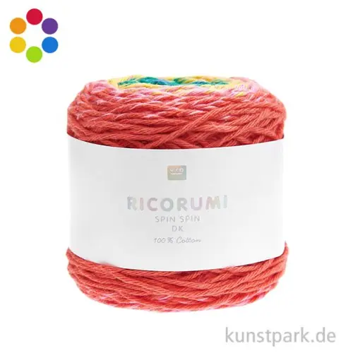 Ricorumi Garn - Spin Spin dk, 100% Baumwolle, 50g, 115m Mega-Angebot