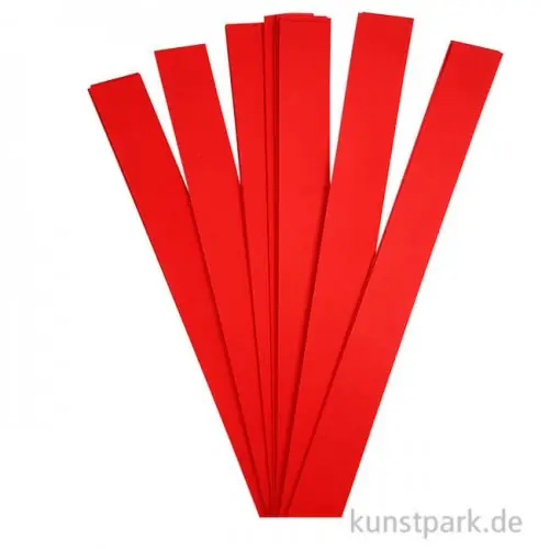 Bestseller Flechtstreifen für Fröbelsterne - Rot