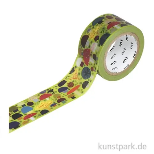 MT Masking Tape Matti Pikkujamsa Mushroom, 24 mm, 7 m Rolle Hochwertig