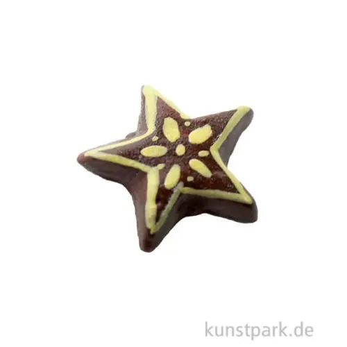 Knallerangebot Miniatur Lebkuchen - Stern, 1,2 x 1,2 cm