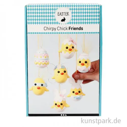 Funny Easter Family, Bastel- und Modellierset mit Anleitung Top-Angebot