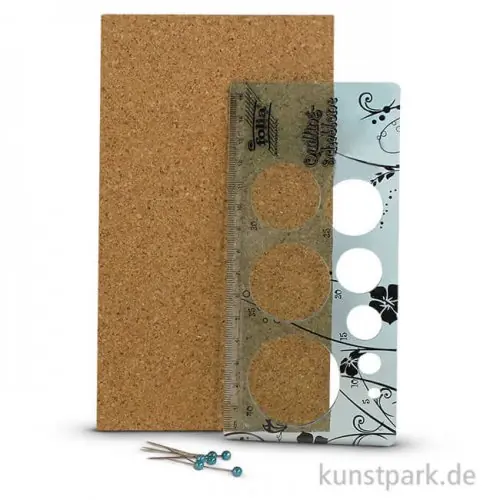 Knallerangebot Quilling-Schablone Set, Kreisgröße 5-40 mm