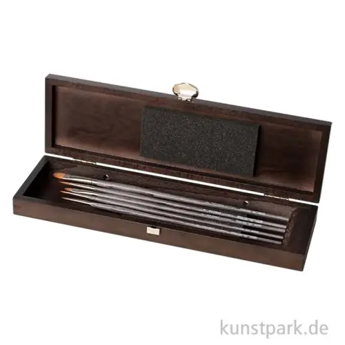 da Vinci COLINEO Pinselschatulle mit 5 Acryl-/Ölpinseln Sale