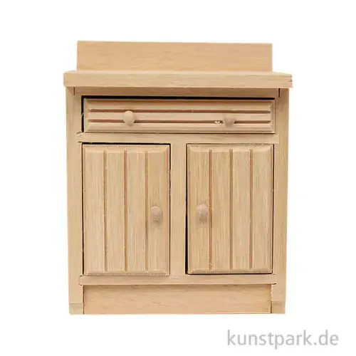 Miniatur Küchenelement, Naturholz, 7,5 x 9 x 5 cm Kracherpreis