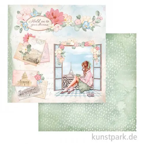 Stamperia Scrappapier - Create Happiness Oh la la Window, 30,5 cm Heißes Angebot