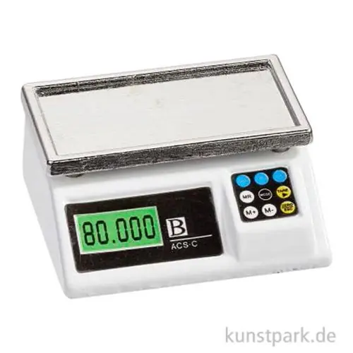 Preiswert Miniatur Waage, Metall, 2,5 x 2,8 x 1,1 cm