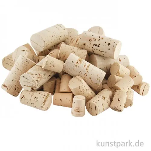 Hochwertig Korken 100 g Beutel sortiert