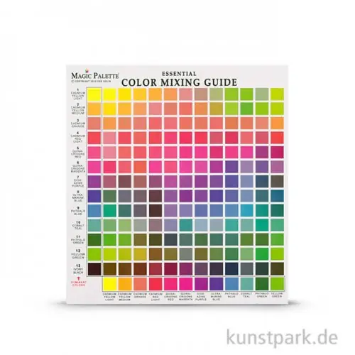 Neu Farbkomponist Magic Palette Mini 17,5 x 18,5 cm