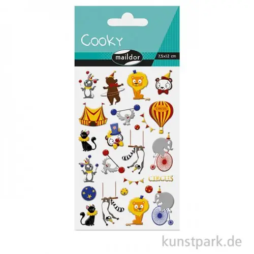 Gleich Bestellen Maildor Cooky Sticker - Zirkus