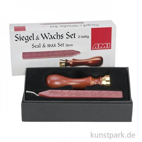Siegel und Wachs Set 2-teilig Geld-Zurück-Garantie