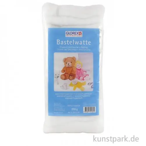 Bestseller Glorex Bastelwatte, Weiß, 100 % Polyester